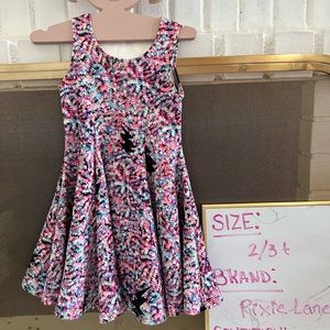 Pixie lane skater twirl dress 2/3 t guc